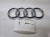 ZNACZEK EMBLEMAT Z ATRAPY PRZÓD GRILLA AUDI Q3 8U A8 4H0853605B 285MMX100MM