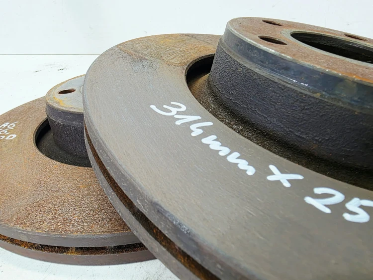 TARCZA TARCZE HAMULCOWE PRZÓD AUDI A6 C6 314MM X 25MM