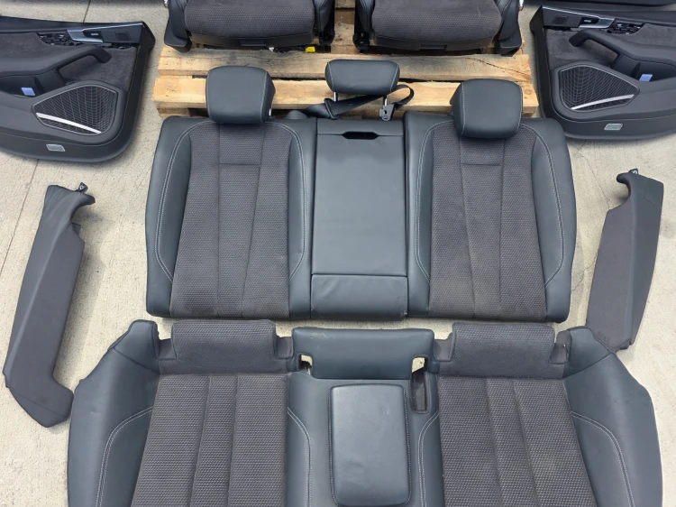 FOTEL FOTELE SKÓRA AUDI A5 8W 8W8 GRZANE MASAŻE ELEKTRYKA ALCANTARA EUROPA