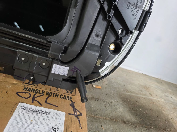 SZYBERDACH PANORAMA KOMPLET AUDI Q7 4M 4M0877041A 5L9 S-LINE