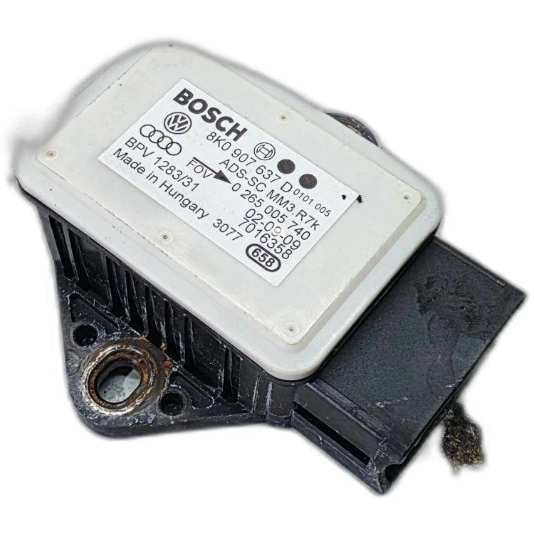 CZUJNIK ODCHYLENIA KĄTOWEGO ESP AUDI A4 B8 A5 8T 8K0907637D