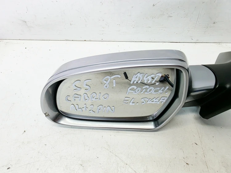 LUSTERKO ZEWNĘTRZNE LEWE AUDI A5 S5 8F CABRIO ALUMINIUM 3Q7 14+2 PIN UK