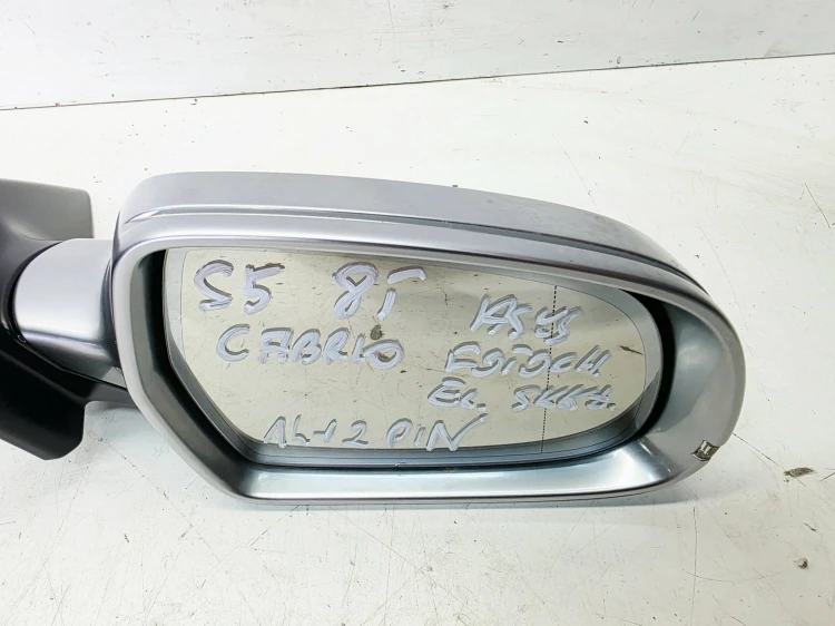 LUSTERKO ZEWNĘTRZNE PRAWE AUDI A5 S5 8F CABRIO ALUMINIUM 3Q7 14+2 PIN UK