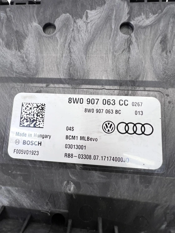 MODUŁ STEROWNIK KOMFORTU AUDI A4 B9 A5 Q5 FY 8W0907063CC