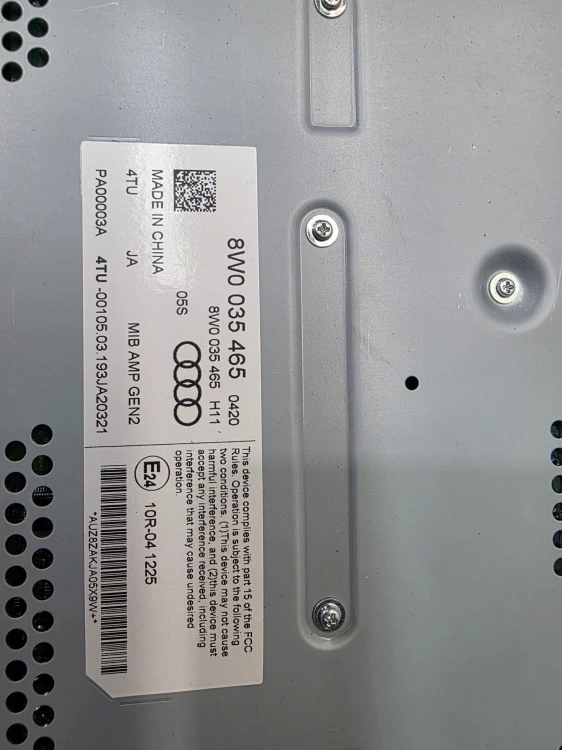 WZMACNIACZ RADIA BANG & OLUFSEN AUDI A5 8W A4 B9 8W0035465