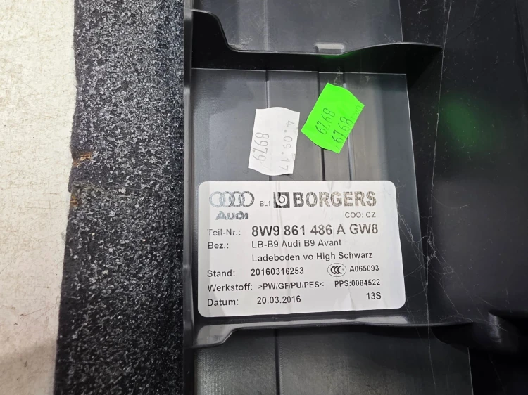 ZESTAW NAPRAWCZY SKRZYNKA AUDI A4 B9 AVANT 8W9861486A KOMPLETNA