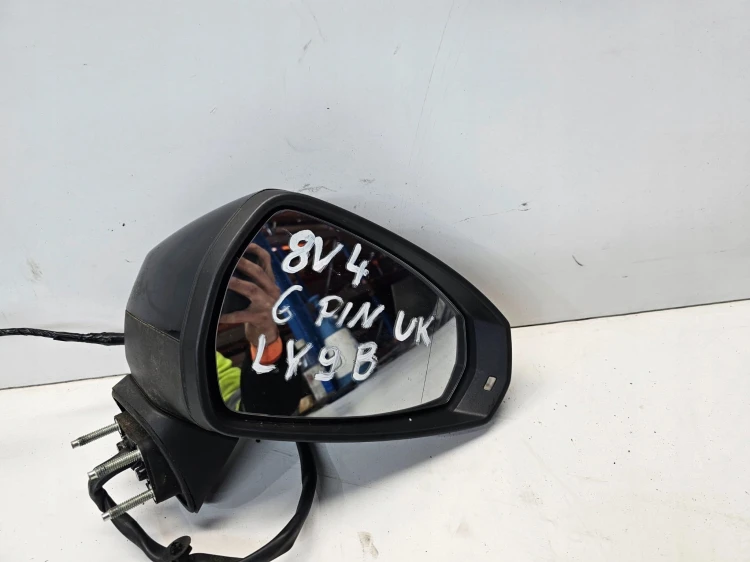 LUSTERKO ZEWNĘTRZNE PRAWE AUDI A3 8V LY9B 6-PIN UK