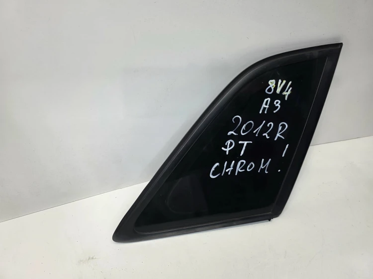 SZYBA KAROSERYJNA PRAWY TYŁ AUDI A3 8V4 2012 ROK POD CHROM