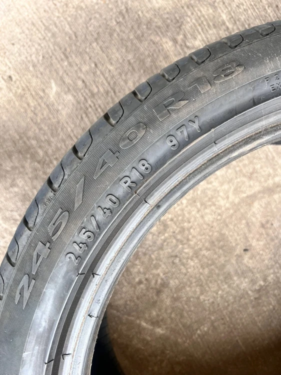 OPONA LETNIA PIRELLI CINTURATO P7 RUNFLAT 245/40R18 97Y XL 13/19 OK. 6 MM