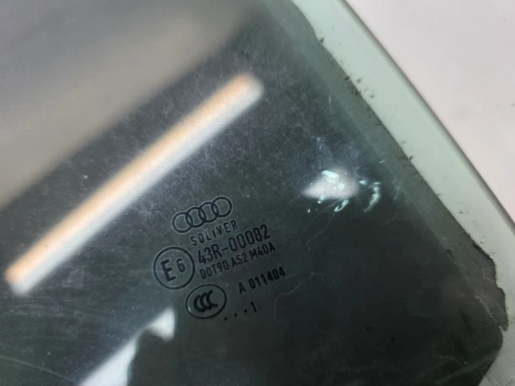 SZYBA BOCZNA DRZWI PRAWY TYŁ AUDI A5 8T8 SPORTBACK 2011R