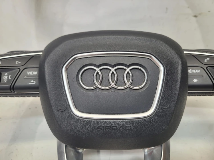 KIEROWNICA S-LINE SKÓRA ŁOPATKI AUDI Q7 4M 4M0419091T 4M0880201N