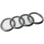 ZNACZEK EMBLEMAT Z POKRYWY SILNIA AUDI A3 A4 A5 A6 8T0103940B 165MMX52MM