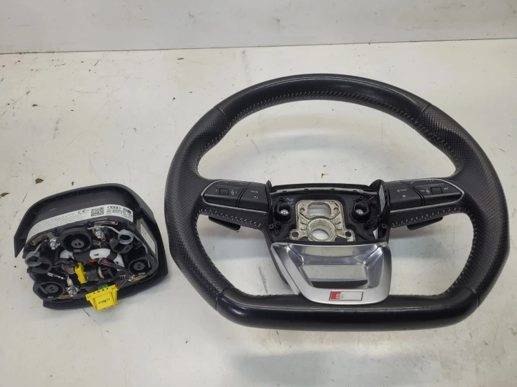 KIEROWNICA S-LINE SKÓRA ŁOPATKI AUDI Q7 4M 4M0419091T 4M0880201N