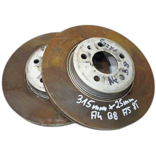 TARCZA TARCZE HAMULCOWE PRZÓD AUDI A4 B8 A5 8T A6 315 MM x 25 MM