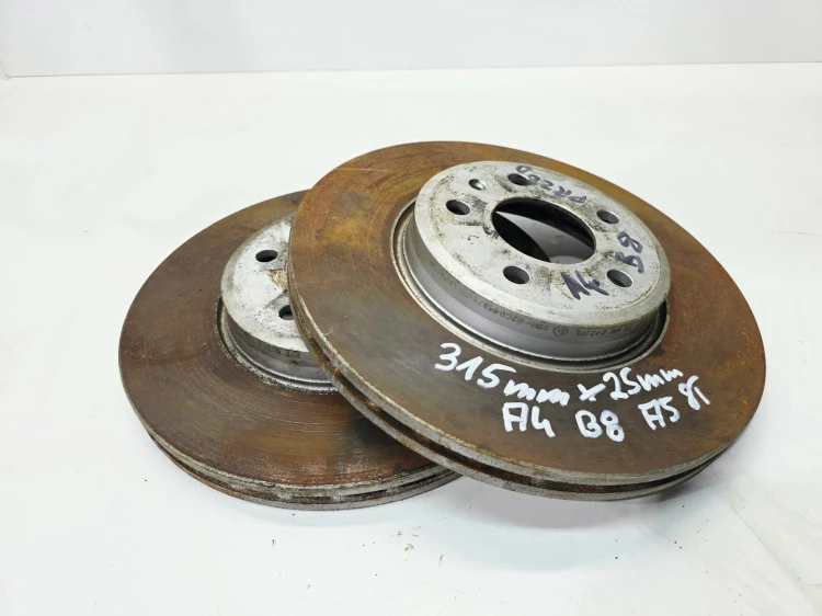 TARCZA TARCZE HAMULCOWE PRZÓD AUDI A4 B8 A5 8T A6 315 MM x 25 MM
