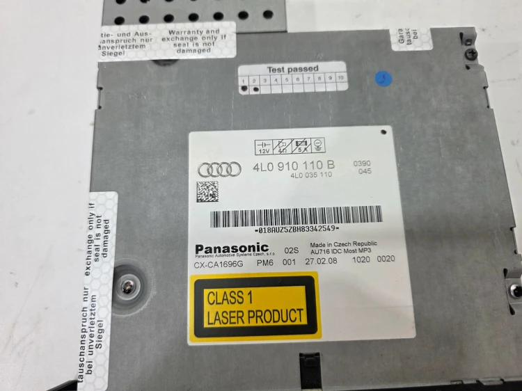 ZMIENIARKA CD AUDI Q7 4L 4L0035110 4L0910110B