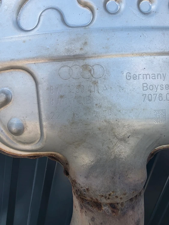 TŁUMIK WYDECH KOMPLET AUDI A4 B9 A5 8W 2.0 TFSI QUATTRO 8W9253611 8W9253612
