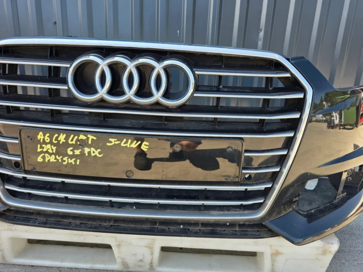 ZDERZAK PRZÓD AUDI A6 C7 LIFT S LINE SPRYSKI 6 X PDC LZ9Y !!!