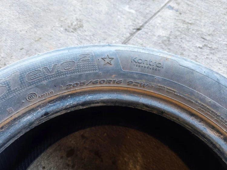 OPONA LATO HANKOOK VENTUS S1 EVO2 205/50R16 92W 51/20 6MM
