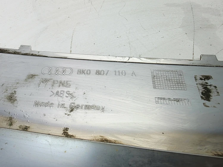 DOKŁADKA SPOILER ZDERZAKA PRZÓD AUDI A4 S4 B8 S LINE 8K0807110A