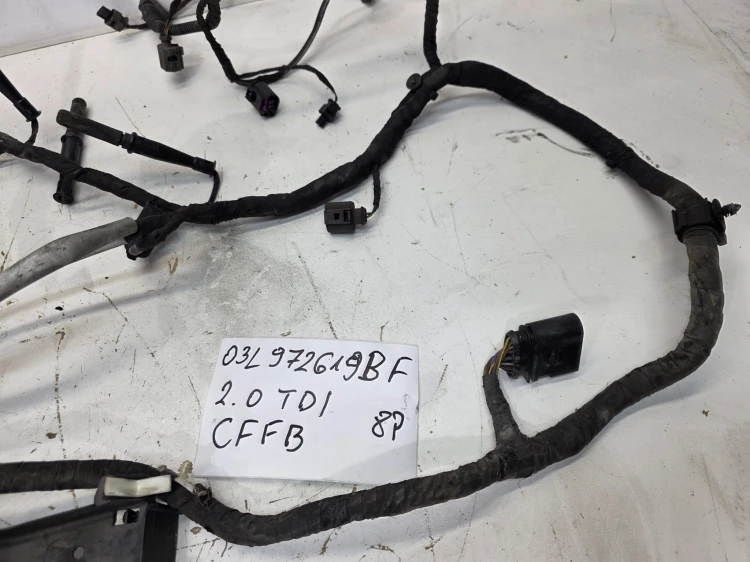 WIĄZKA SILNIKA AUDI A3 8P VOLKSWAGEN SEAT SKODA 2.0 TDI 03L972619BF 2.0 TDI