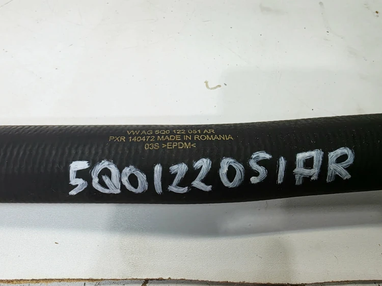 RURA PRZEWÓD WĄŻ WODY AUDI VOLKSWAGEN SKODA SKODA 1.6 2.0 TDI 5Q0122051AR