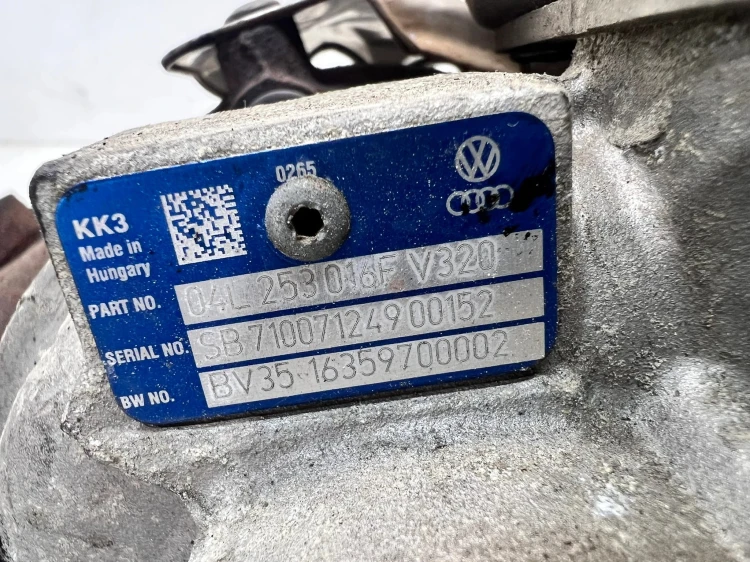 TURBOSPRĘŻARKA TURBINA TURBO AUDI VOLKSWAGEN SEAT SKODA 2.0 TDI 04L253016F
