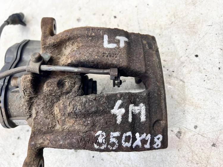 ZACISK HAMULCOWY LEWY TYŁ AUDI Q7 4M 4M0615403A 350MM X 28MM