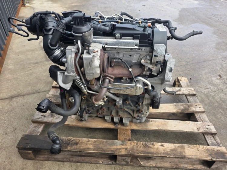 SILNIK KOMPLETNY AUDI VW SEAT SKODA 2.0 TDI CFF CFFB 139353 KM ORYGINAŁ !*2