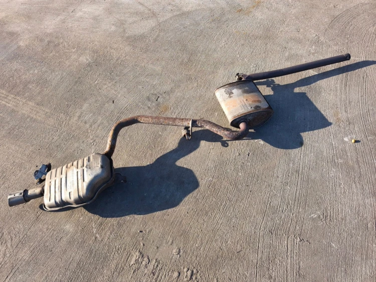 TŁUMIK WYDECH KOMPLET AUDI A4 B7 2.0 ALT 8E0253611BT 8E0253411CJ