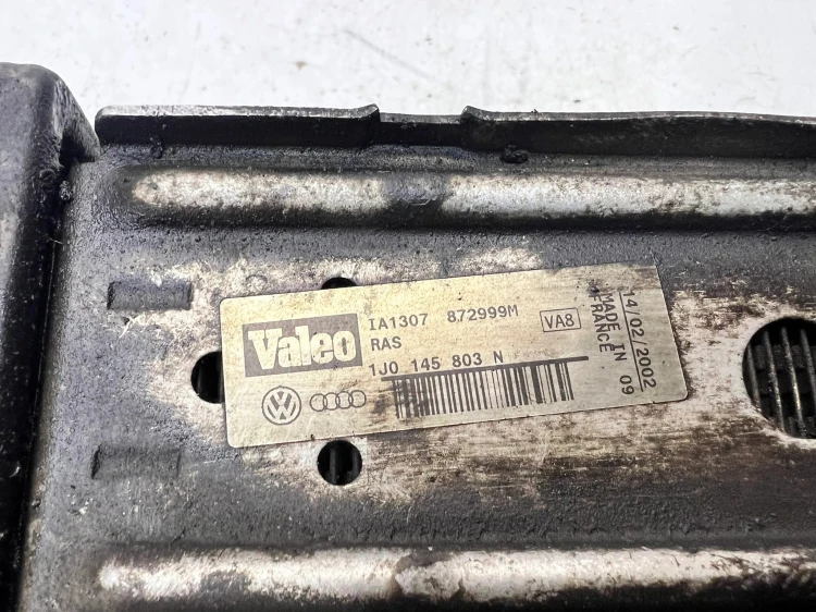 CHŁODNICA POWIETRZA INTERCOOLER AUDI VOLKSWAGEN SEAT SKODA 1J0145803N