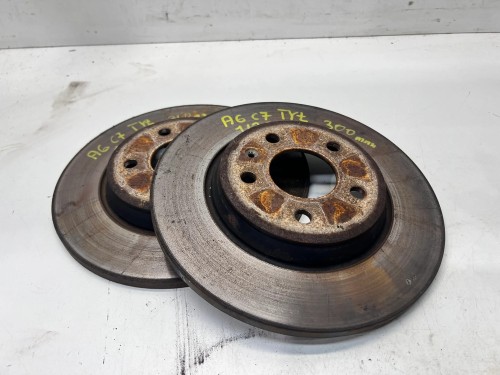 TARCZA TARCZE HAMULCOWE TYŁ AUDI A6 C7 300MM X 11,5MM