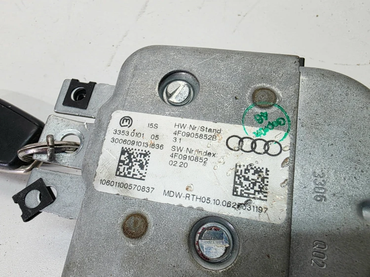 BLOKADA KIEROWNICY + KLUCZYK AUDI Q7 A6 C6 4F0905852B 4F0837220R