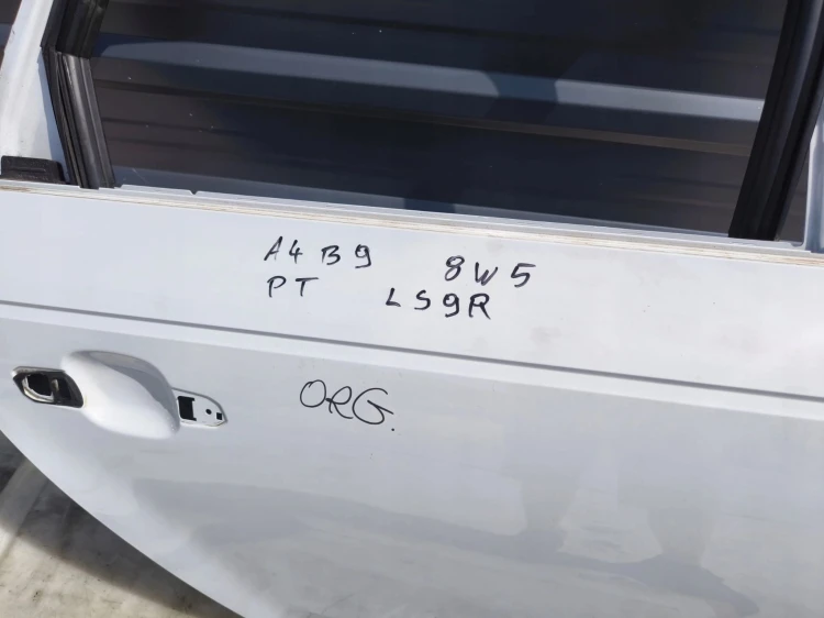 DRZWI PRAWY TYŁ AUDI A4 B9 LS9R SEDAN ORYGINAŁ !!!