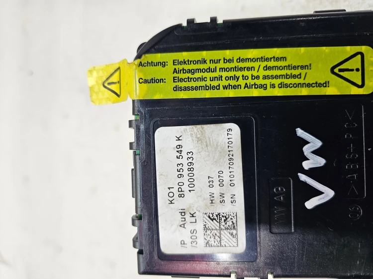 MODUŁ STEROWNIK KIEROWNICY AUDI A3 8P 8P0953549K