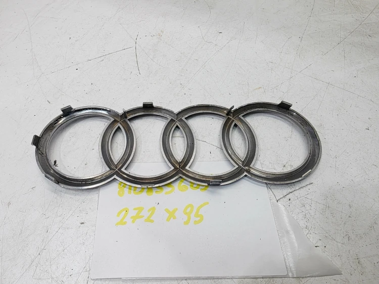 EMBLEMAT GRILLA PRZÓD AUDI A4 B9 A5 A6 8T0853605 272 X 95
