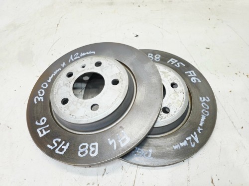 TARCZA TARCZE HAMULCOWE TYŁ AUDI A4 B8 A5 8T A6 C7 300 MM x 12 MM DELPHI