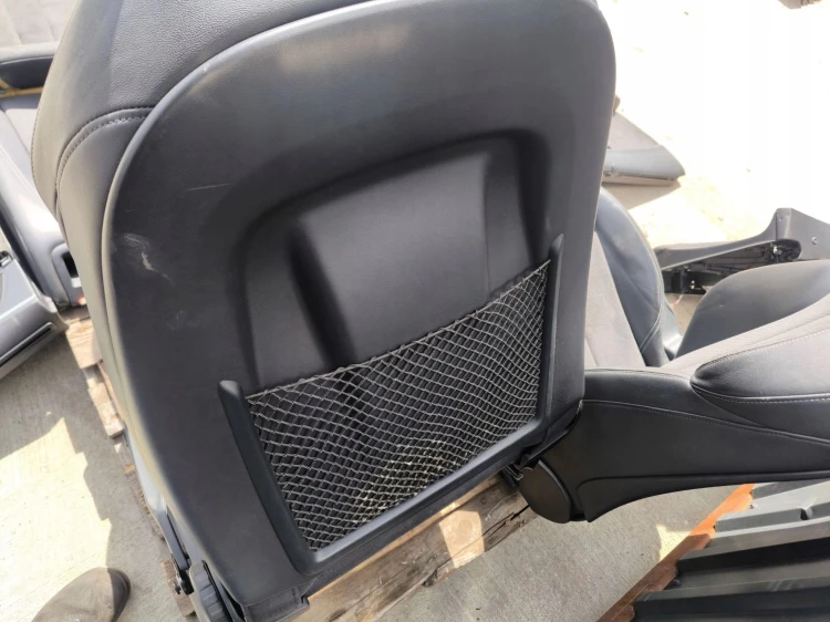 FOTEL FOTELE SKÓRA KOMPLET S LINE AUDI A4 B9 SKÓRA ALCANTARA ROLETY GRZANE
