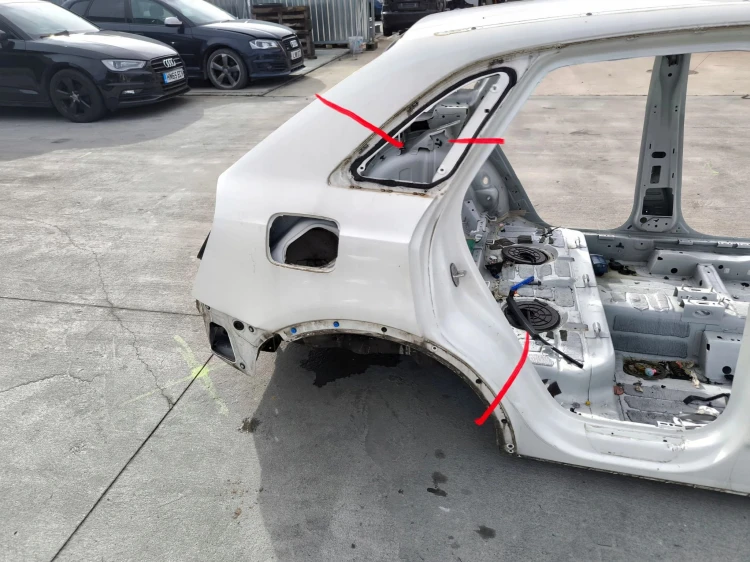 ĆWIARTKA BŁOTNIK PRAWY TYŁ AUDI Q3 8U 2011-2018 ORYGINAŁ !!!