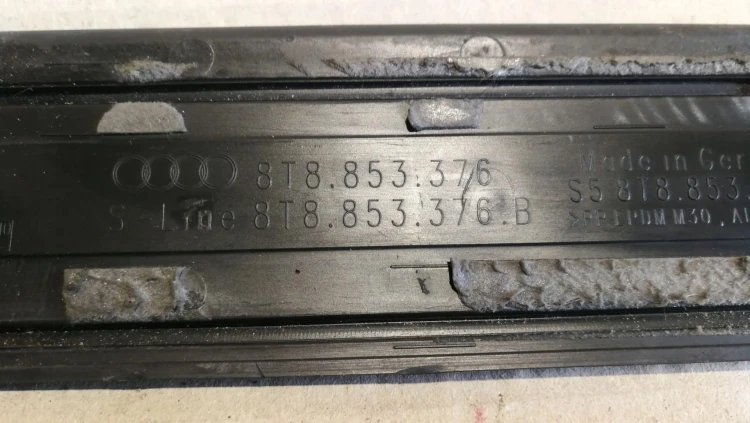 LISTWA PROGOWA PRAWY TYŁ S LINE AUDI A5 8T8853376