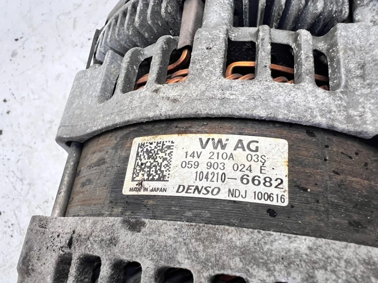 ALTERNATOR AUDI Q7 4M 3.0 TDI 05903024E 210A 1/26