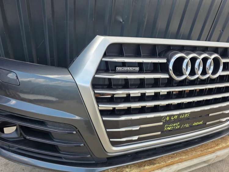 ZDERZAK PRZÓD AUDI Q7 4M LZ7S S LINE SPRYSKI 4XPDC KRATKI POD RADAR KOMPLET