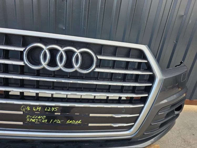 ZDERZAK PRZÓD AUDI Q7 4M LZ7S S LINE SPRYSKI 4XPDC KRATKI POD RADAR KOMPLET