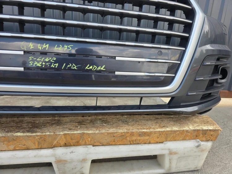 ZDERZAK PRZÓD AUDI Q7 4M LZ7S S LINE SPRYSKI 4XPDC KRATKI POD RADAR KOMPLET