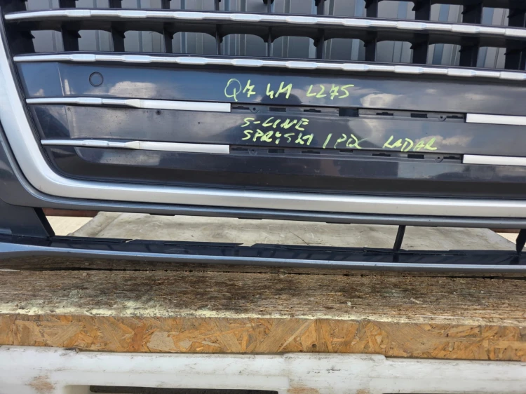 ZDERZAK PRZÓD AUDI Q7 4M LZ7S S LINE SPRYSKI 4XPDC KRATKI POD RADAR KOMPLET