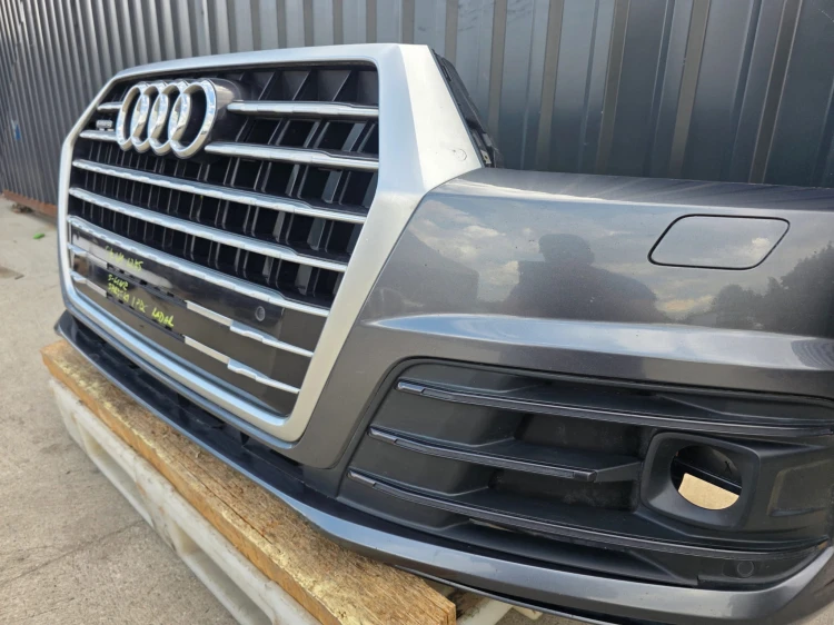 ZDERZAK PRZÓD AUDI Q7 4M LZ7S S LINE SPRYSKI 4XPDC KRATKI POD RADAR KOMPLET