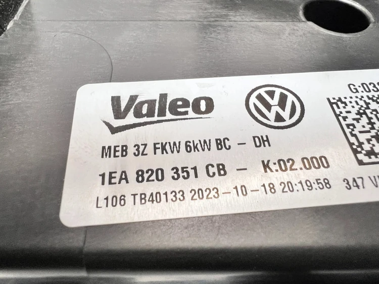 NAGRZEWNICA KOMPLETNA AUDI Q4 E-TRON 1EA820351CB 1EA963581E