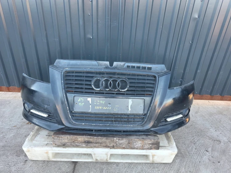 ZDERZAK PRZÓD AUDI A3 8P LIFT 2008-2011 MATOWY KOMPLETNY !!!