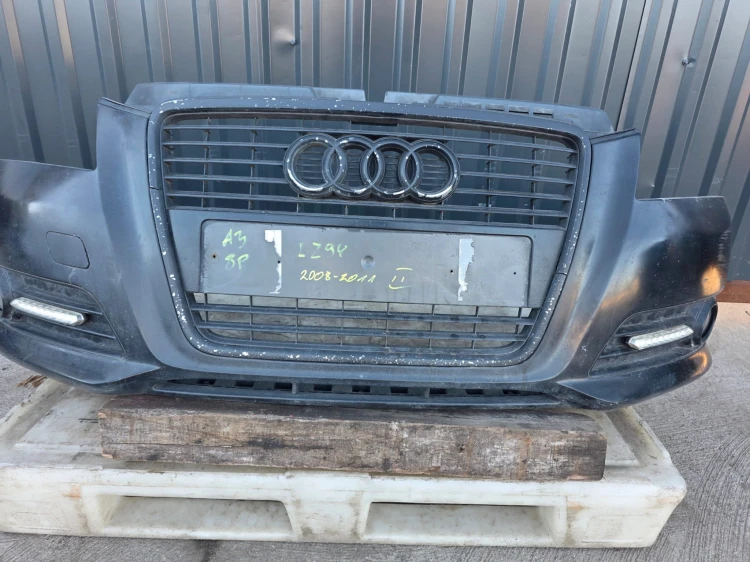 ZDERZAK PRZÓD AUDI A3 8P LIFT 2008-2011 MATOWY KOMPLETNY !!!