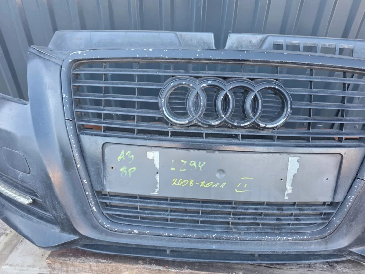 ZDERZAK PRZÓD AUDI A3 8P LIFT 2008-2011 MATOWY KOMPLETNY !!!